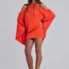 Alula Embellished Tropical Mini Dress