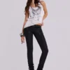 Ardor Coated Low Rise Skinny Jeans