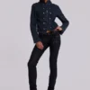 Ardor Coated Low Rise Skinny Jeans