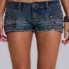 Ardor Mini Denim Shorts in Blue Wash