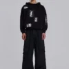 Black Devoted Patch Hoodie