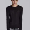 Black Mist Long Sleeve Top