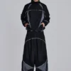 Black Panelled Vapor Joggers