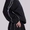 Black Vapor Tracksuit Bottoms