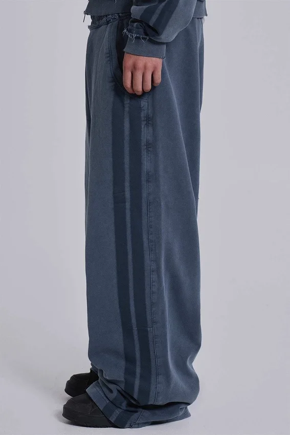 Blue Sporty Baggy Monster Joggers