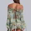 Breccia Embellished Mini Dress