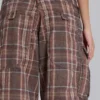 Brown Check Cadet Shorts