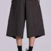 Brown Check Jumbo Jorts