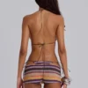 Cata Multi Stripe Mini Shorts