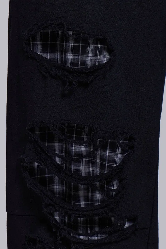Check Layered Monster Joggers