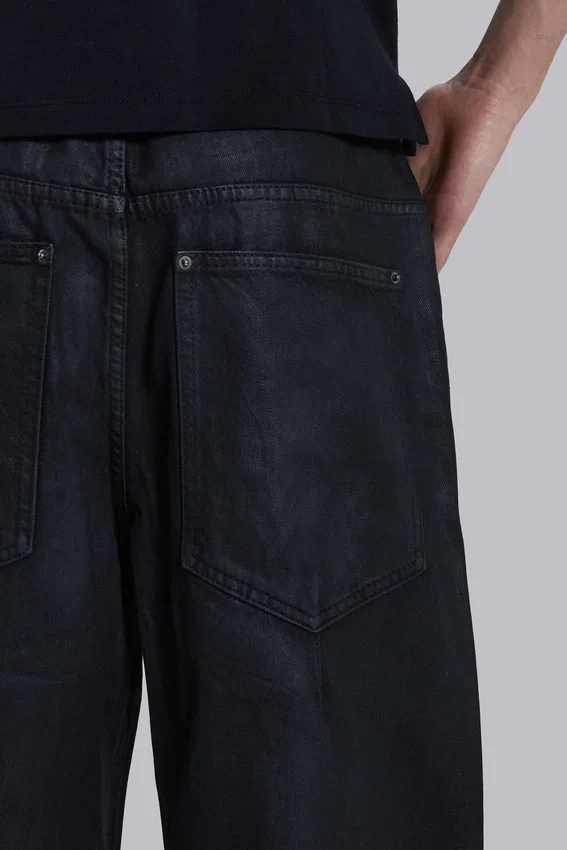 Coated Zip Colossus Jeans