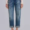 Cooper Embellished Crop Jeans