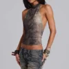 Croc Zene Backless Top