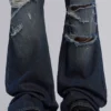 Cross Chain Blue Drift Bootcut Jeans