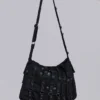 Drummer Coated Denim Satchel Bag