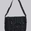 Drummer Coated Denim Satchel Bag