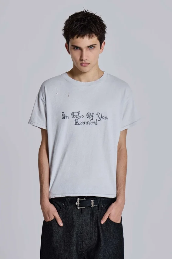 Echo Bitten Cropped T-Shirt