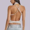Eder Metallic Asymmetric Top