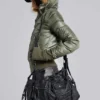 Faux Leather Utility Satchel