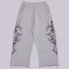 Grey Baggy Blade Joggers