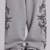 Grey Baggy Blade Joggers