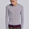 Grey Marl Mist Hoodie