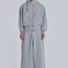 Grey Marl Oversized Monster Hoodie