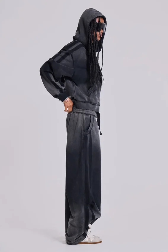 Grey Sporty Baggy Monster Joggers
