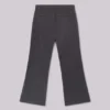 Grey Stacked Bootcut Suit Pants