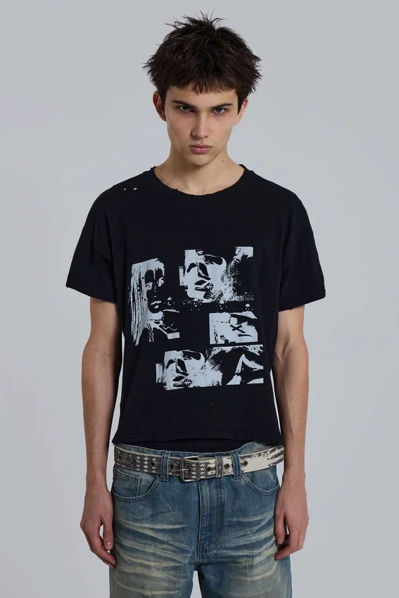 Gun Girl Cropped T-Shirt