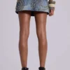 Hena Studded Denim Mini Skirt