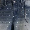 Hunter Loose Straight Leg Jeans with Mirrors