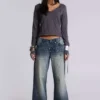Fira Sequin V Neck Tee