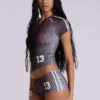 Illusion No. 13 Football Mini Shorts