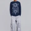 Kasper Digi Waffle Navy T-Shirt