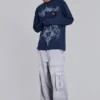 Washed Grey Decoy Cargos