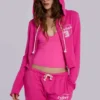 Cleo Slouchy Bootcut Jogger in Pink