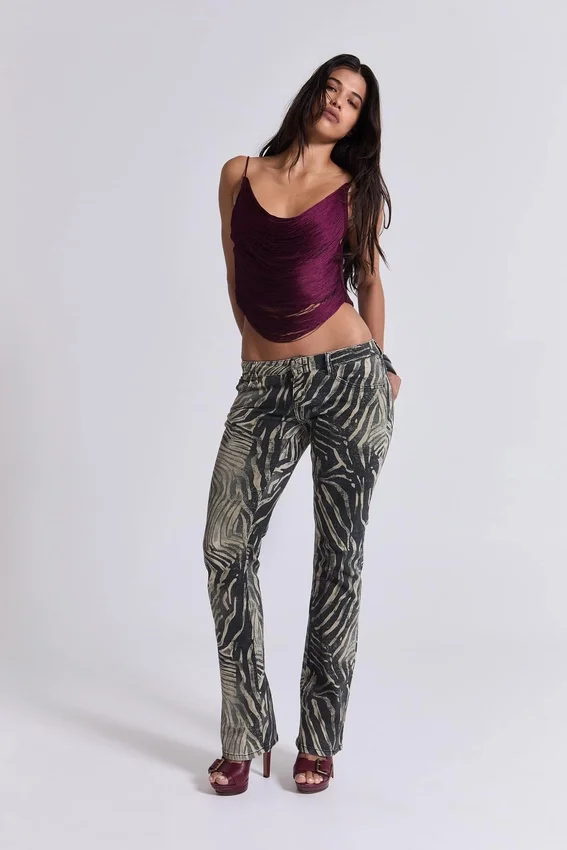 Lavinia Backless Fringe Top