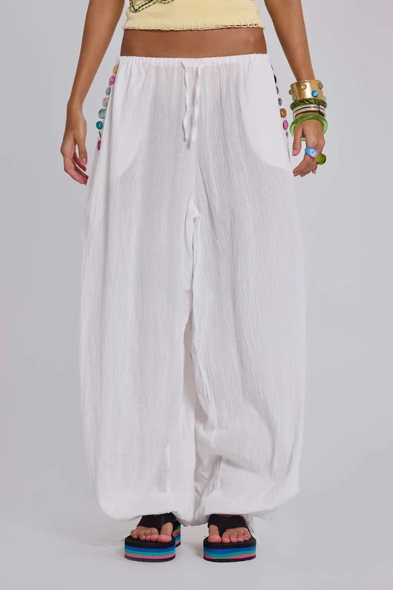 Livara Button Balloon Trousers