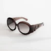 Majorette Oversized Round Sunglasses in Brown