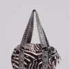 Marza PU Leather Studded Bag in Zebra