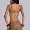 Mirielle PU Leather Bra Top