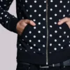 Mono Black Polkadot Hoodie