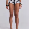 No.13 Polka Dot Football Mini Shorts