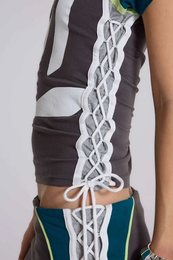 No. 5 Lace Up Football Skort