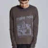 Noise Double Layer Long Sleeve Top