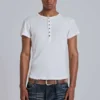 Off White Haze Henley T-Shirt
