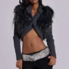 Osmium Studded Belt In Silver