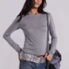 Osmium Studded Belt In Silver