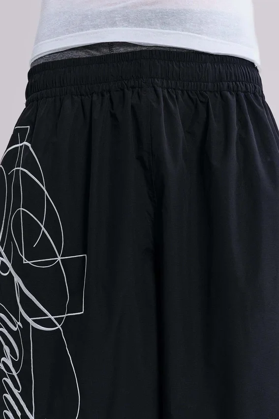 P.O.A. Black Vapor Tracksuit Bottoms